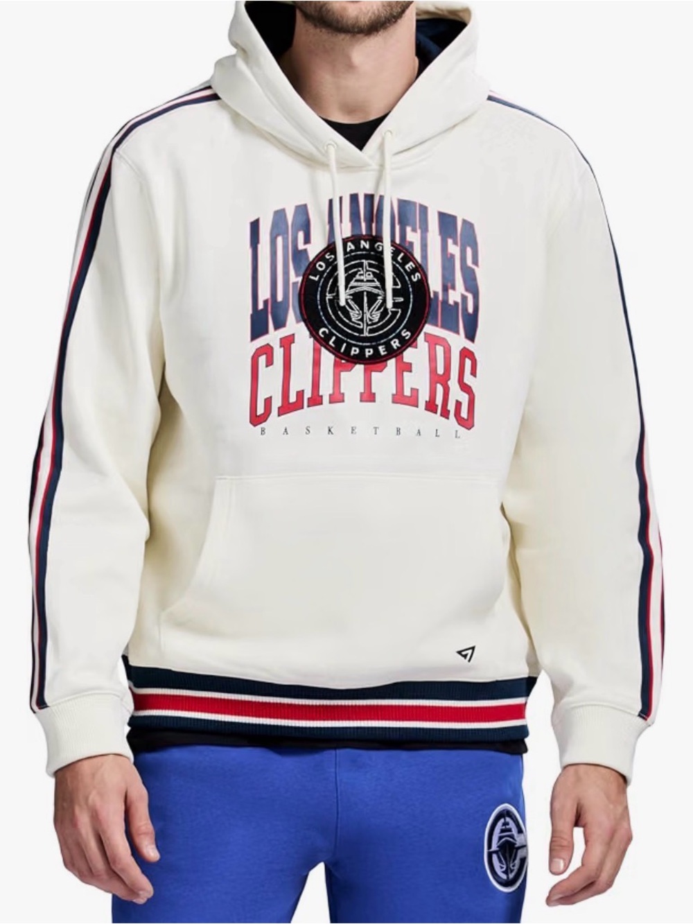 NBA Los Angeles Clippers Cream Heavyweight Pullover Hoodie